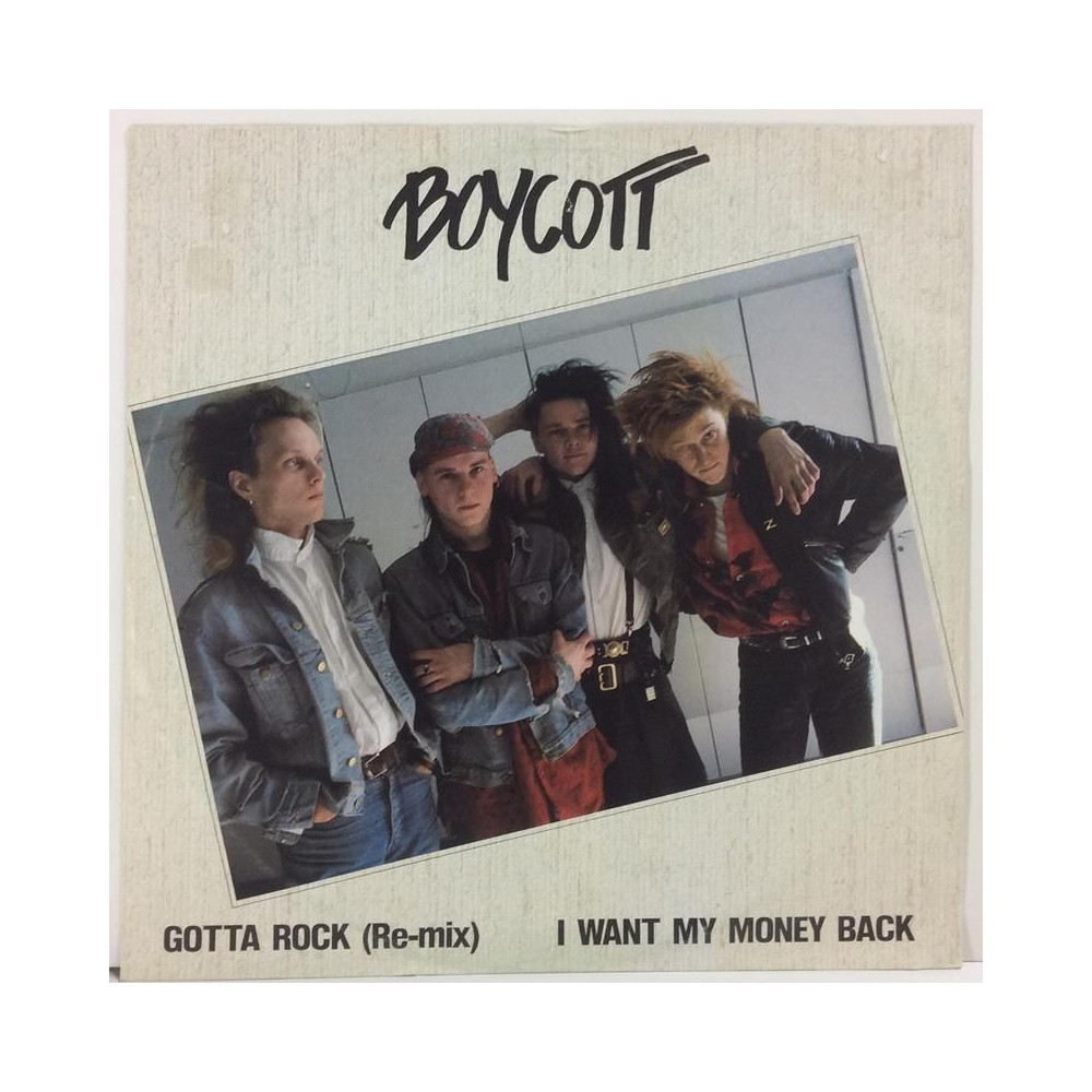 Boycott: Gotta Rock 12” maxi  kansi VG levy EX Käytetty LP