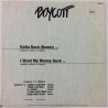 Boycott: Gotta Rock 12” maxi  kansi VG levy EX Käytetty LP