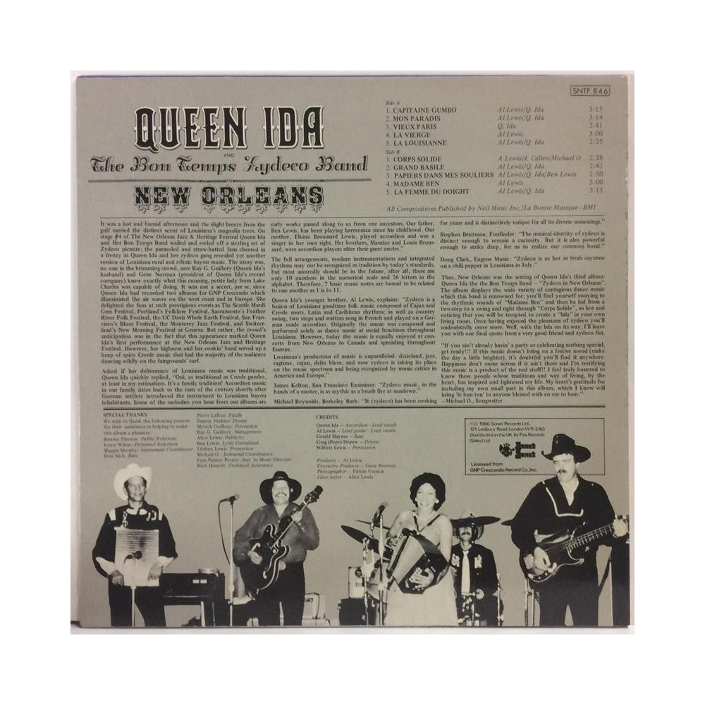 Queen Ida : New Orleans - Second hand LP