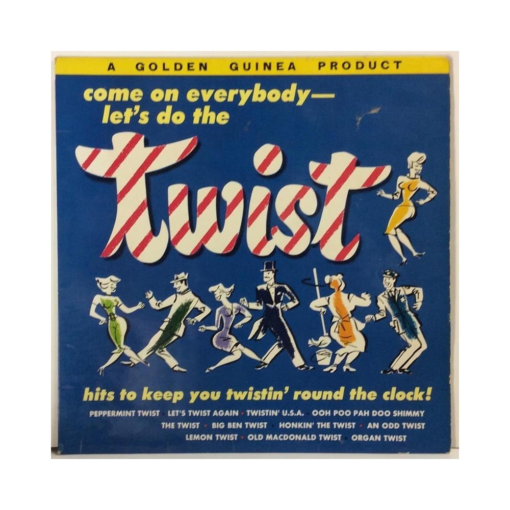 Fats And The Chessmen: Let’s Twist : Come On Everybody- Let’s Do The Twist  kansi G+ levy VG Käytetty LP