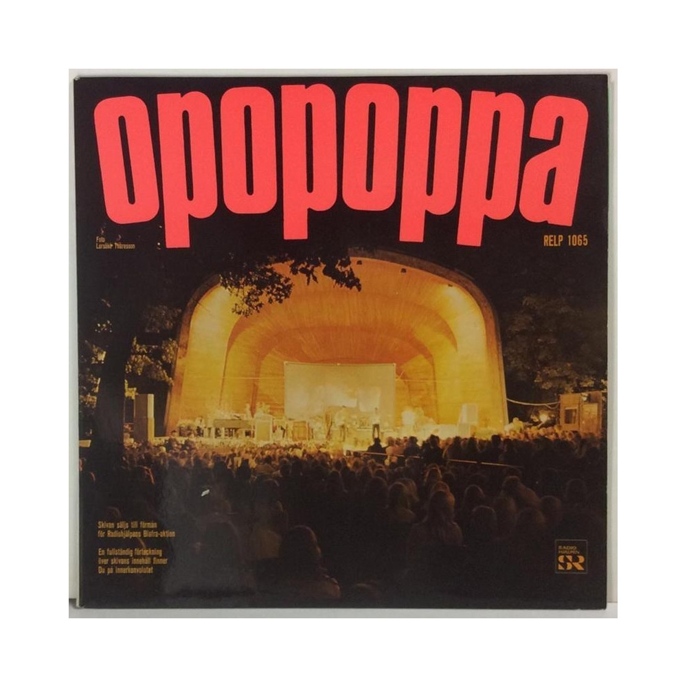 Samuelssons Lars Dynamite Brass: Opopoppa :  Biafra-Aktion  kansi EX- levy EX- Käytetty LP