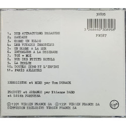 Daho Etienne CD Paris Ailleurs  kansi EX levy EX Käytetty CD