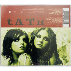 Tatu t.A.T.u. CD 200 Km/H In The Wrong Lane  kansi EX levy EX Käytetty CD