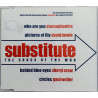 David Bowie, Paul Weller ym. CD Substitute the songs of the Who cd-single  kansi EX levy EX Käytetty CD