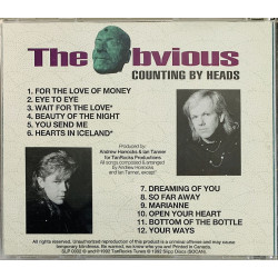 Obvious CD Counting By Heads  kansi EX levy EX Käytetty CD