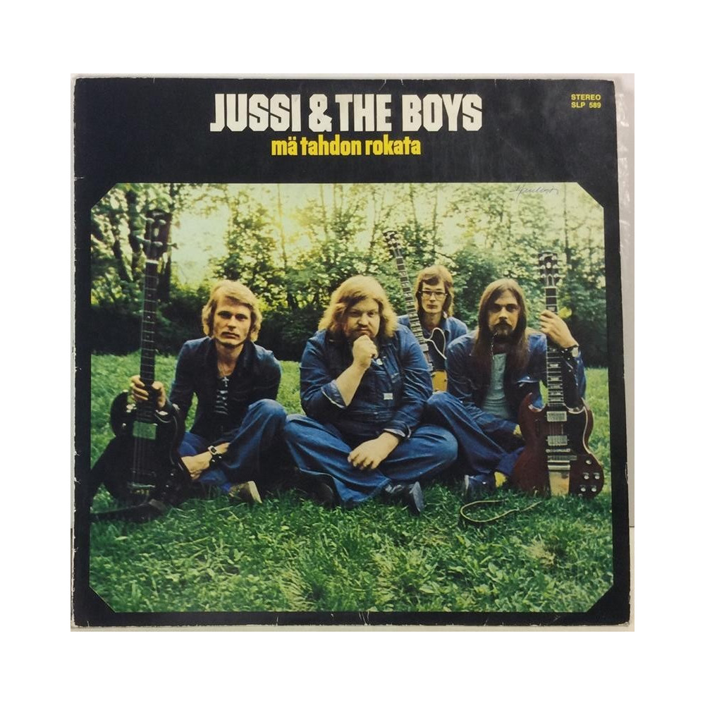 Jussi & The Boys : Mä Tahdon Rokata - Second hand LP