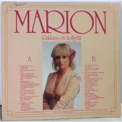 Marion : Rakkaus On Hellyyttä - Second hand LP