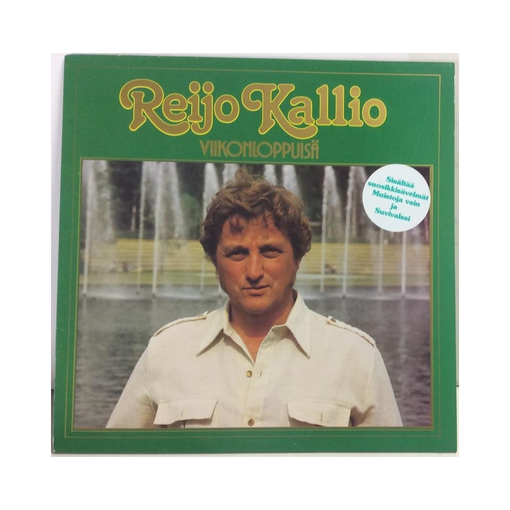 Kallio Reijo: Viikonloppuisä  kansi EX- levy EX- Käytetty LP