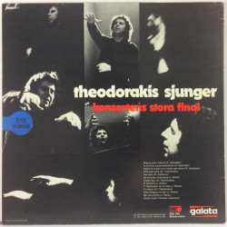 Theodorakis - Theodorakis Sjunger : Konsertens Stora Final - Begagnat LP