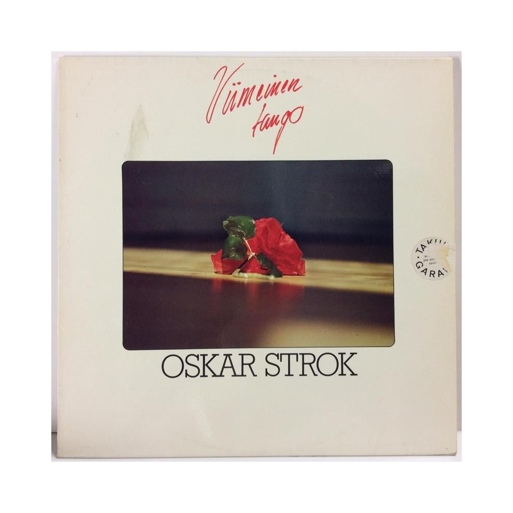 Melodija-Yhtye Soittaa Oskar Strok: Viimeinen Tango  kansi EX- levy EX Käytetty LP