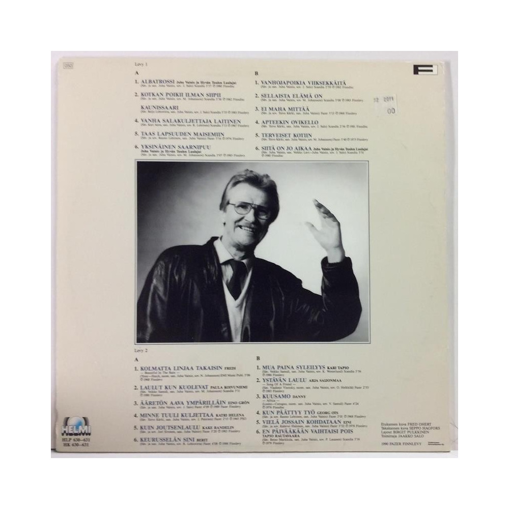 Vainio Juha : Lauluntekijä Ja Laulaja 2LP - Second hand LP