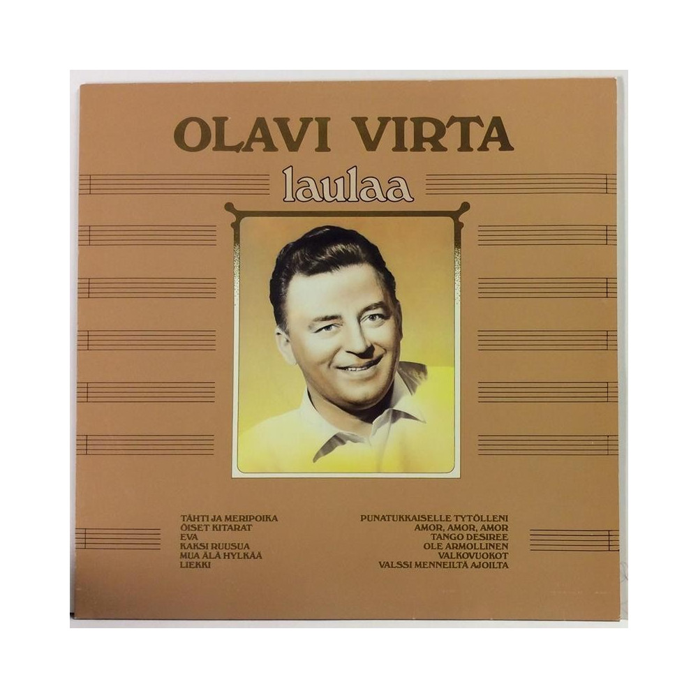 Virta Olavi: Laulaa  kansi EX levy EX Käytetty LP