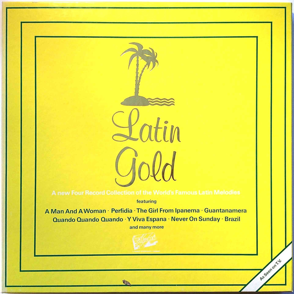 Latin Gold 1980 EGS/4/5003 World’s Famous Latin Melodies 4LP Second hand LP