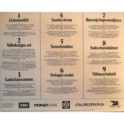 Suomessa toivottua 1976 VPS 1051-1059 108 suomalaisten listasuosikkia 9LP Second hand LP