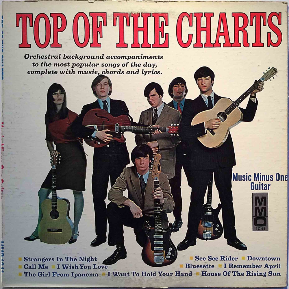 Top Of The Charts 1960’s MMO 1041 music minus one guitar Second hand LP