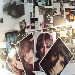 Beatles: White Double 2LP ( 90-luvun UK painos)  kansi VG- levy EX- Käytetty LP