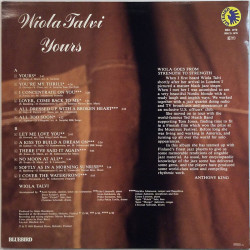 Talvi Wiola 1989 BB 1078 Yours Begagnat LP