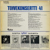 Markus, Kai Hyttinen, Markku Aro ym. LP Toivekonsertti 41  kansi G levy EX- Käytetty LP