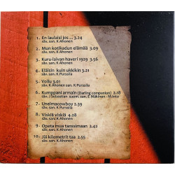 Nääsvillen Veljekset CD Jäi kilometrit taa  kansi  levy  0