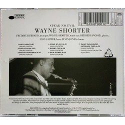Shorter Wayne CD Speak No Evil +1 bonus track  kansi  levy  CD