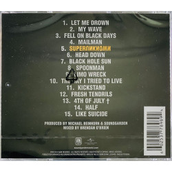 Soundgarden CD Superunknown  kansi  levy  CD