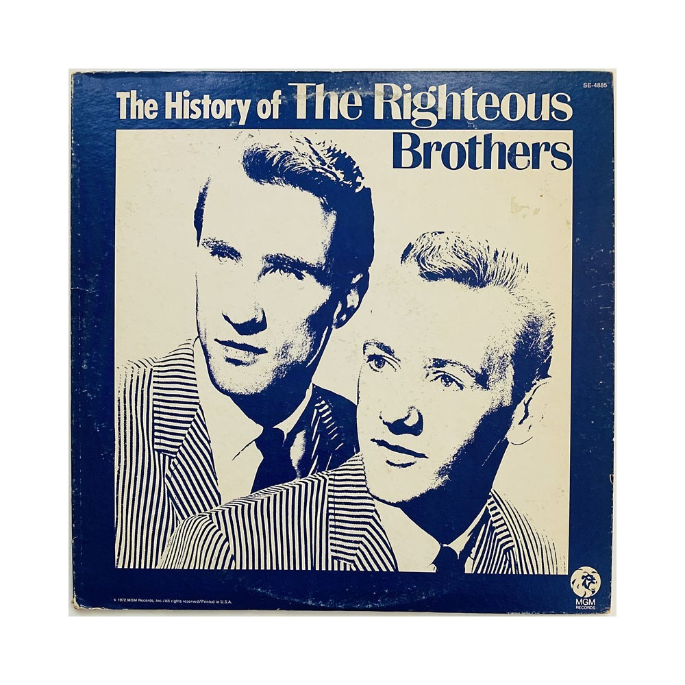 Righteous Brothers LP The history of  kansi VG levy EX- LP