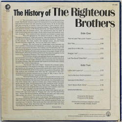 Righteous Brothers LP The history of  kansi VG levy EX- LP