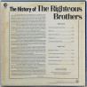 Righteous Brothers LP The history of  kansi VG levy EX- LP