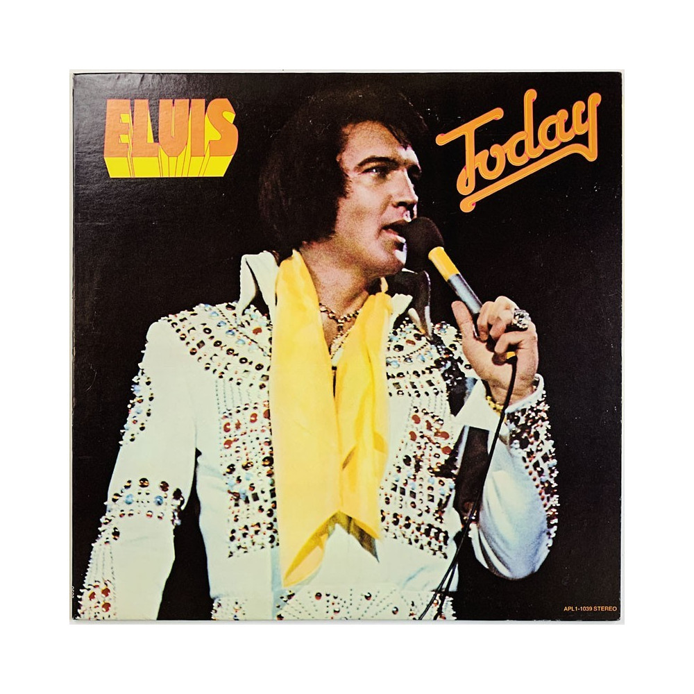 Elvis LP Today  kansi EX levy EX LP