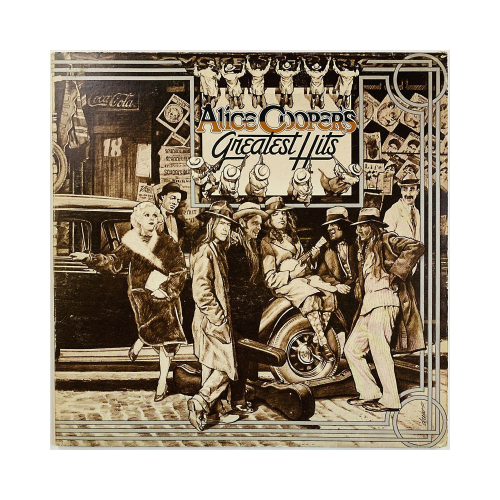 Cooper Alice 1974 K56043 Greatest Hits Begagnat LP