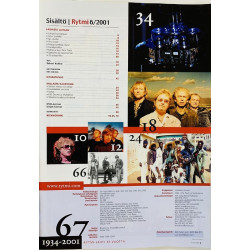 Rytmi 2001 6 Yes, Crash, an Hunter, 22-Pistepirkko begagnade magazine