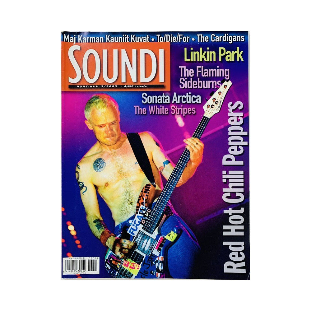 Soundi 2003 3 Red Hot Chili Peppers, Sonata Arctica begagnade magazine