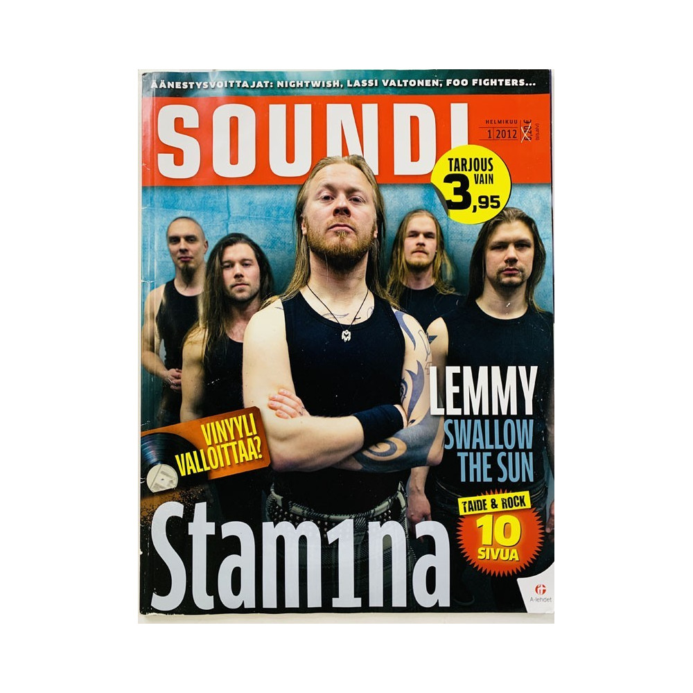 Soundi 2012 1 Lemmy, Stamina, Vinyyli valloittaa begagnade magazine