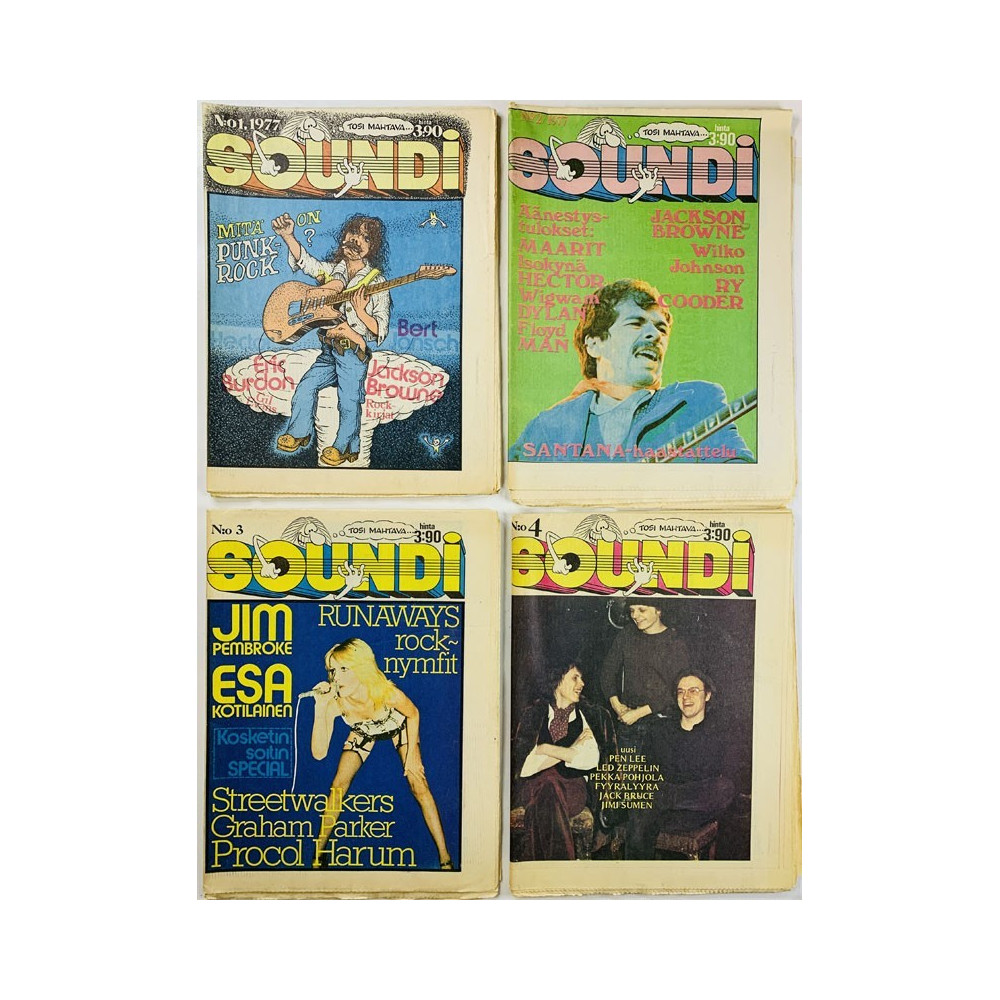 Soundi 1977 1-12 1977 vuosikerta 12 numeroa aikakauslehti