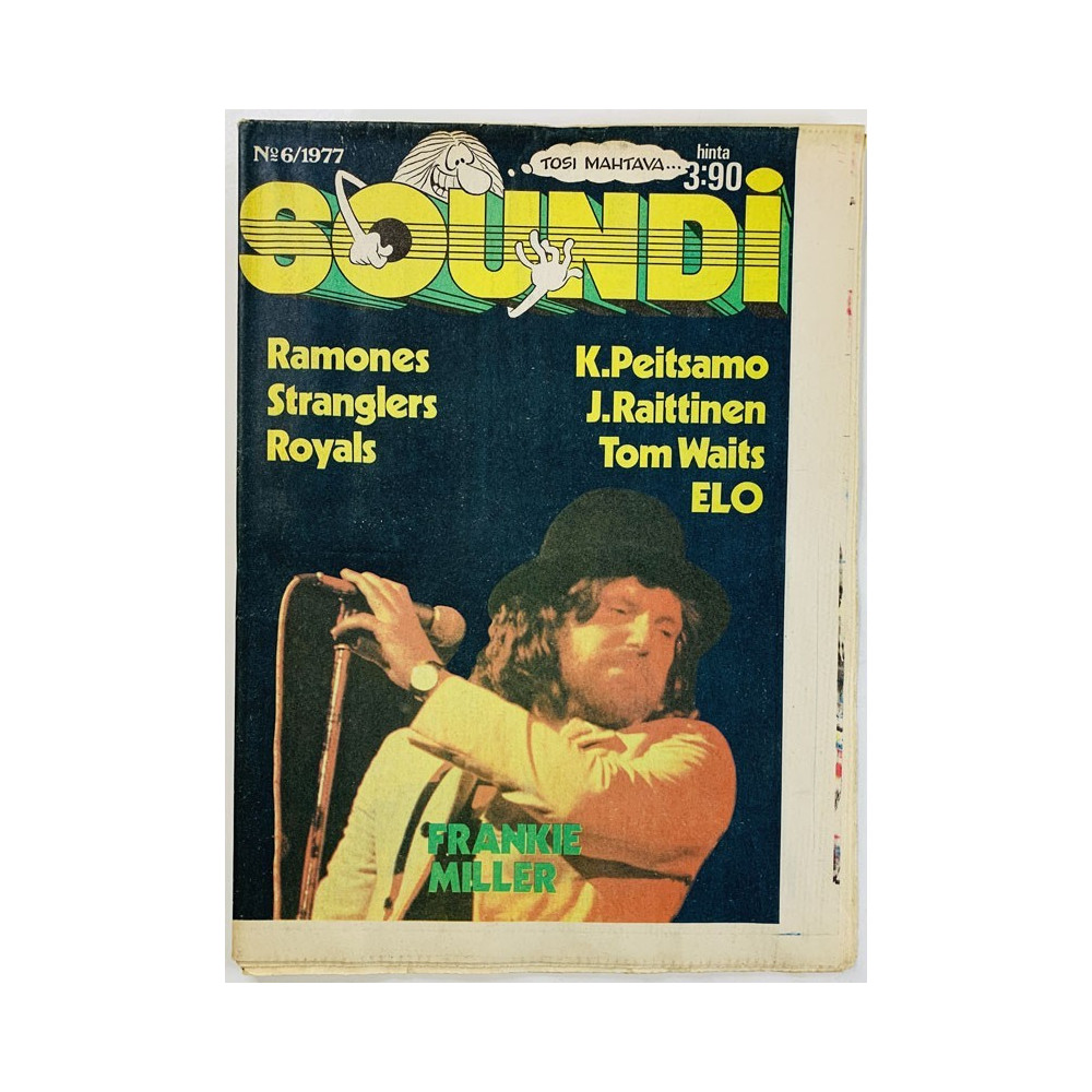 Soundi 1977 6 Ramones, Stranglers, Kari Peitsamo, Royals begagnade magazine