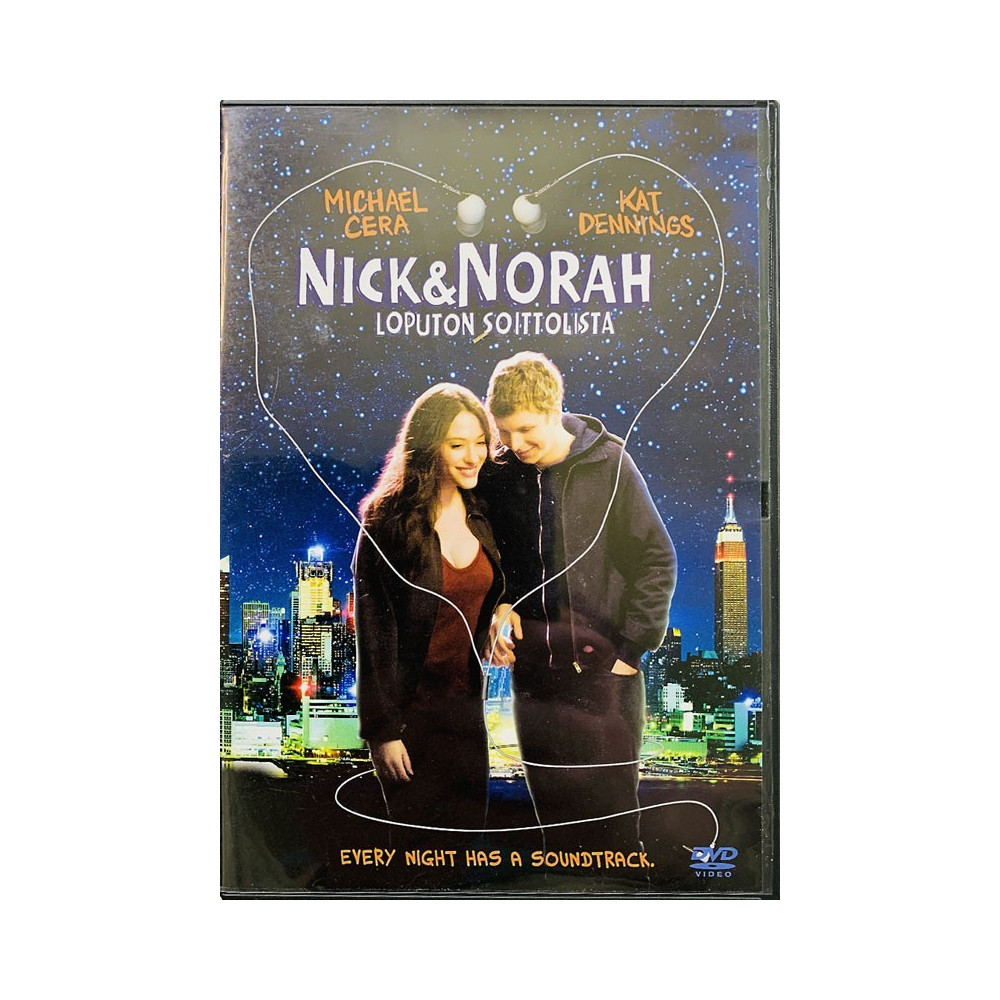 DVD - Elokuva DVD Nick & Norah loputon soittolista  kansi EX levy EX DVD