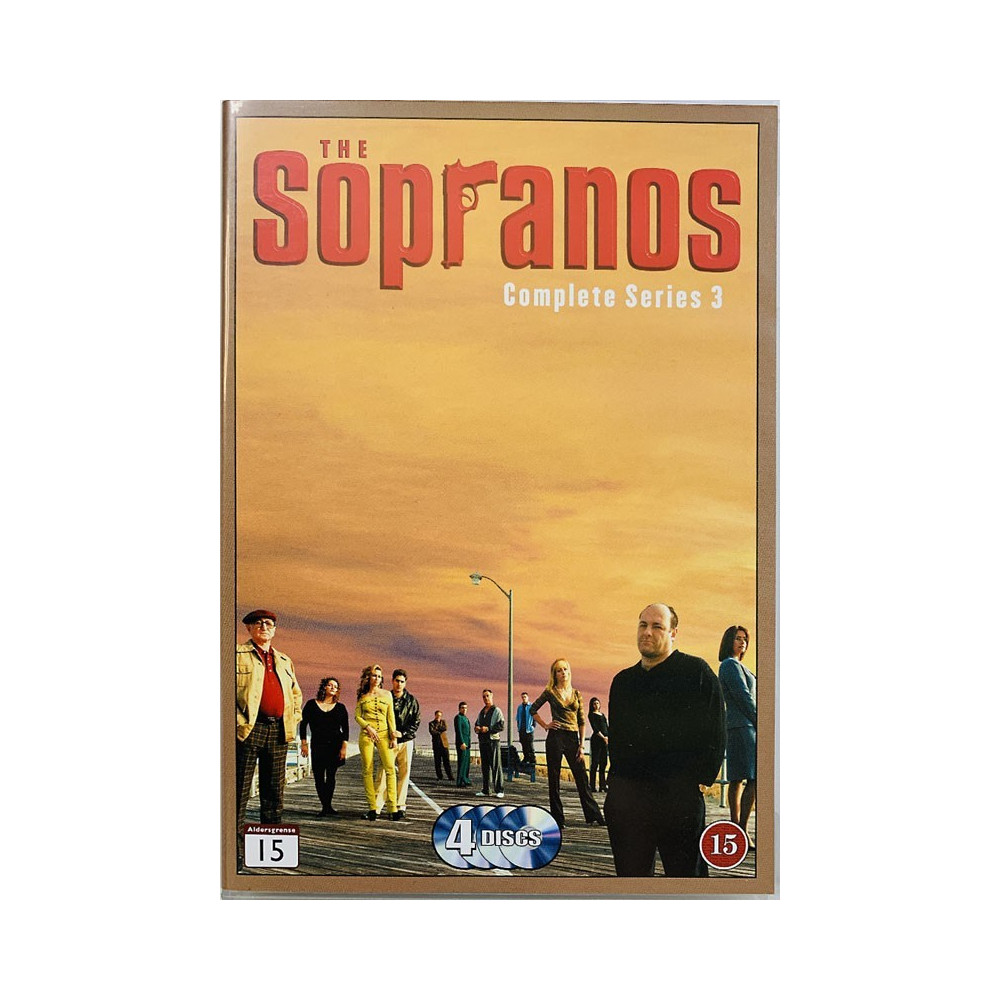 DVD - Elokuva 2002  Sopranos kausi 3 4DVD DVD