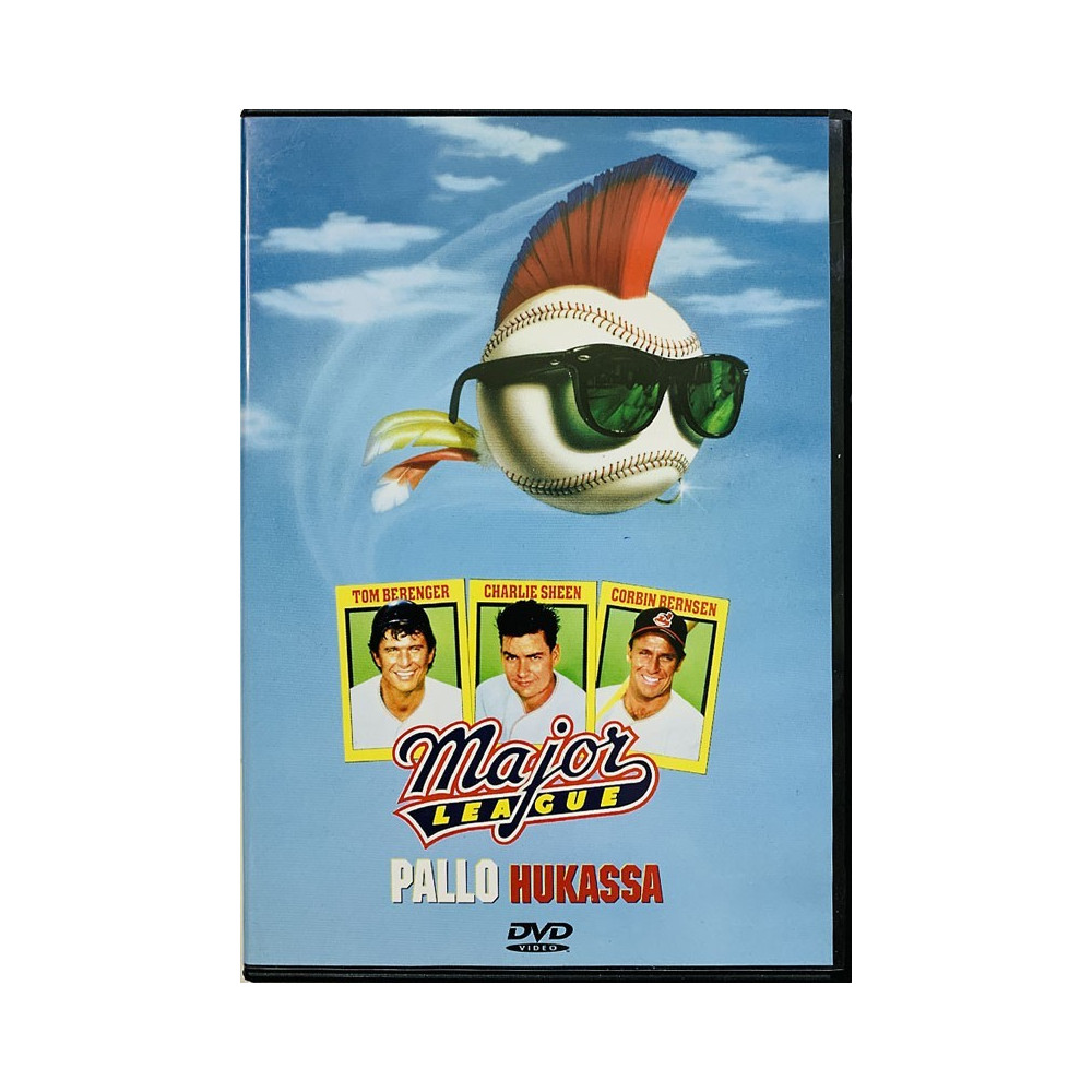 DVD - Elokuva DVD Major league - Pallo hukassa  kansi EX levy EX- DVD