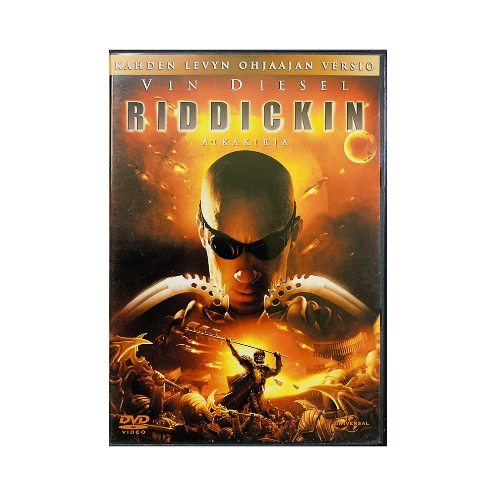 DVD - Elokuva DVD Riddickin’ - Aikakirja 2DVD  kansi EX levy EX- DVD