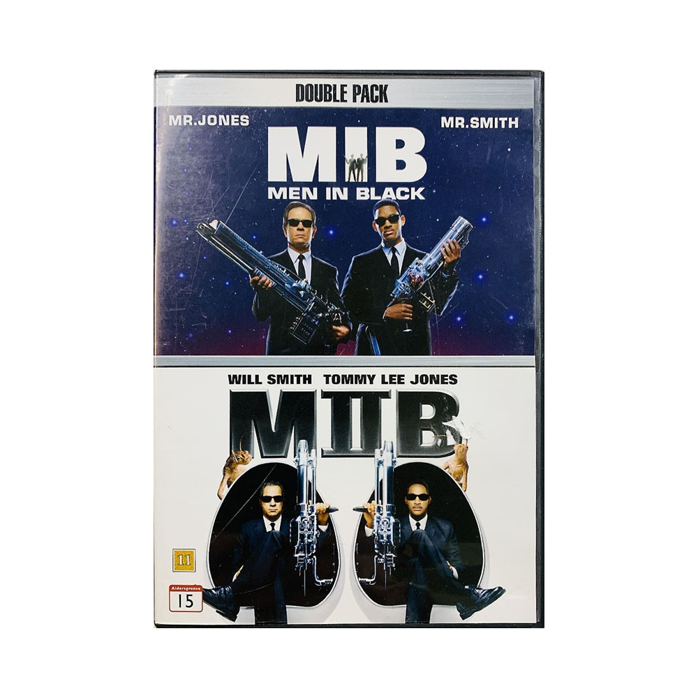 DVD - Elokuva DVD MIB Men in Black / MIIB 2 2DVD  kansi EX levy EX DVD