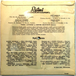 Ronnie Kranck ja Jorma Lyytinen käytetty 7” kuvakannella Ronnie Kranck ja Jorma Lyytinen EP  kansi F levy G+ käytetty vinyylisin