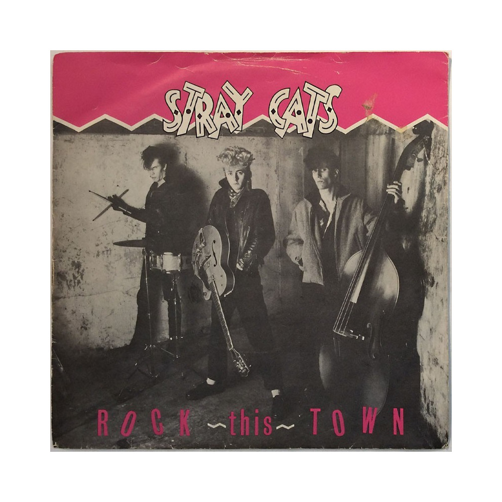 Stray Cats 1981 scat 2 Rock this town / Can’t hurry love begagnad singelskiva