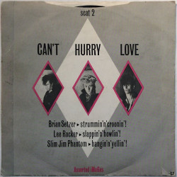 Stray Cats 1981 scat 2 Rock this town / Can’t hurry love begagnad singelskiva