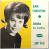 Ann Christine / Laila ja Ritva Mustonen käytetty 7” kuvakannella Lalaika, Kun Twistataan / Pojat, Muistojen päiväkirja  kansi VG