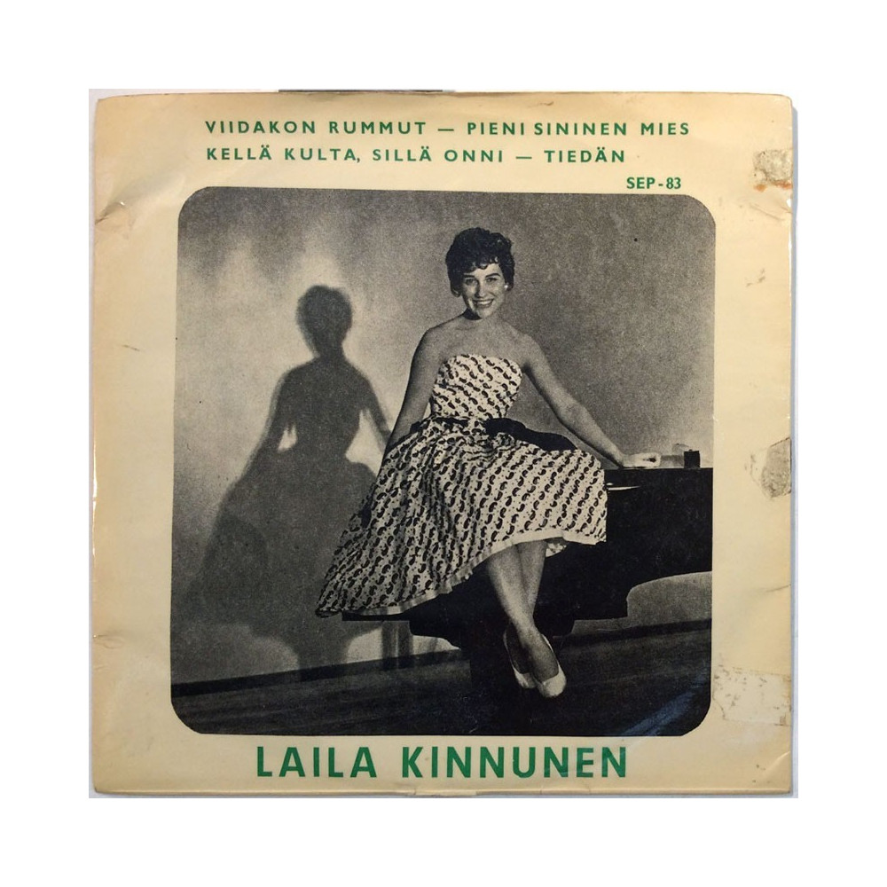 Kinnunen Laila 1958 SEP 83 Laila Kinnunen -58 EP begagnad singelskiva