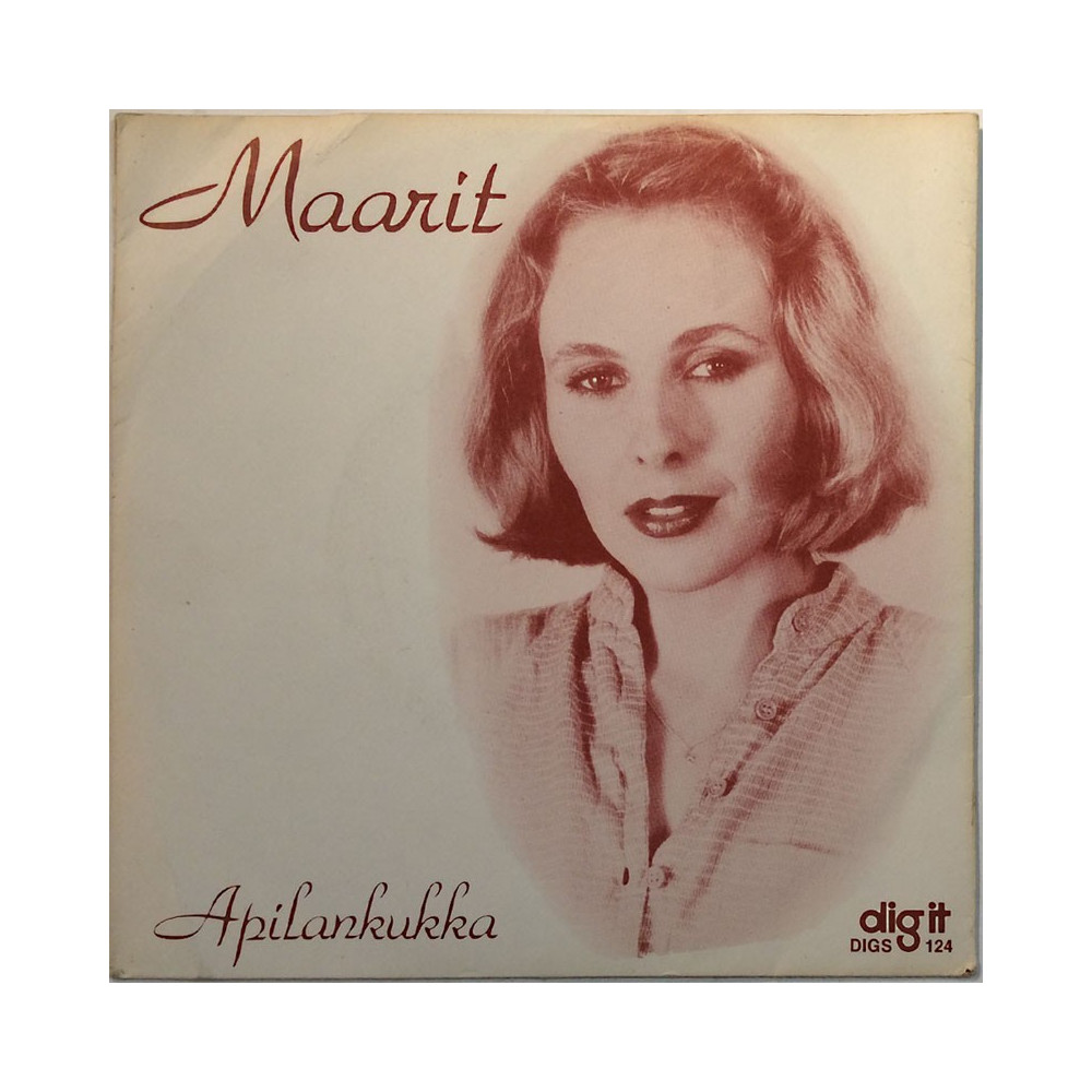 Maarit käytetty 7” kuvakannella Apilankukka / Kesäyö  kansi VG levy EX käytetty vinyylisingle