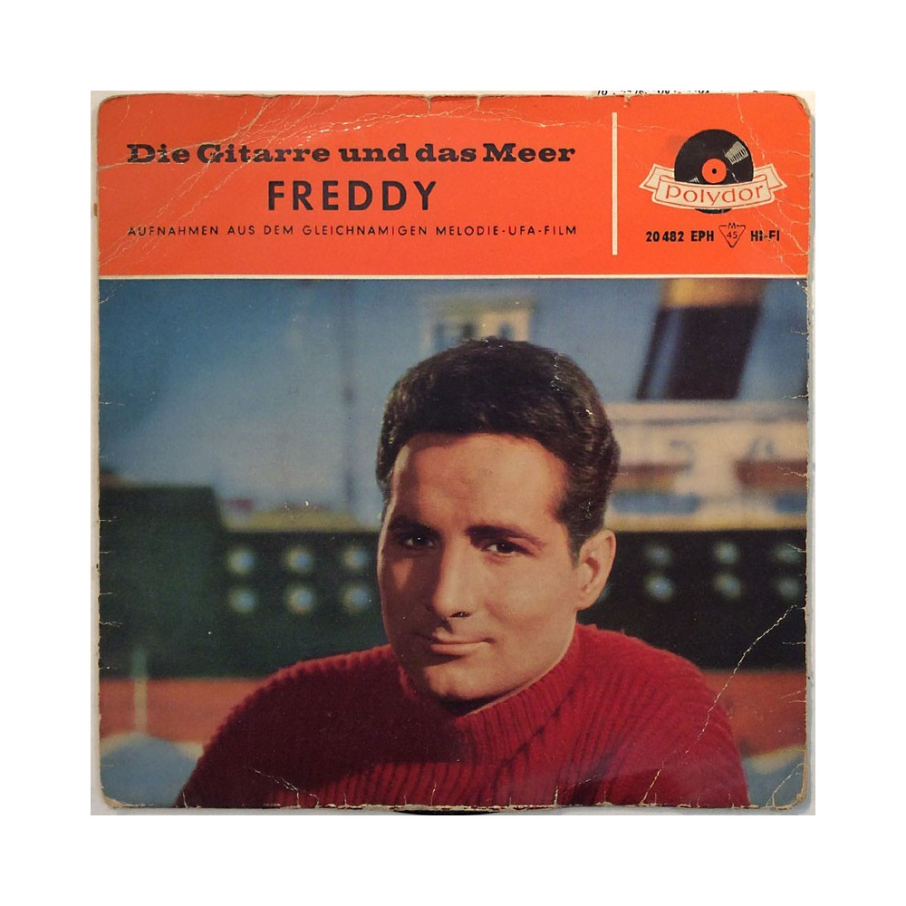 Freddy käytetty 7” kuvakannella Die Gitarre Und Das Meer  kansi G+ levy G- käytetty vinyylisingle