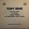 Renis Tony käytetty 7” kuvakannella Uno Per Tutte EP  kansi VG levy G käytetty vinyylisingle