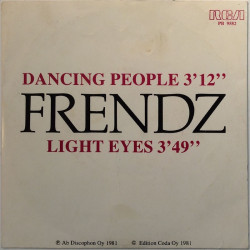 Frendz käytetty 7” kuvakannella Dancing People / Light Eyes  kansi VG levy VG käytetty vinyylisingle