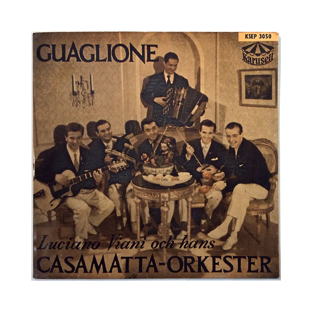 Luciano Viani och hans Casamatta-Orkester 1958 KSEP 3050 Guaglione EP begagnad singelskiva